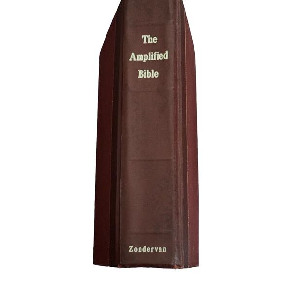 Amplified Bible Vintage 1965 Second Printing Zondervan Hardcover Religion READ - Picture 1 of 8